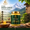 Grace Herbals Pure Desi Ghee – 1kg Premium Jar