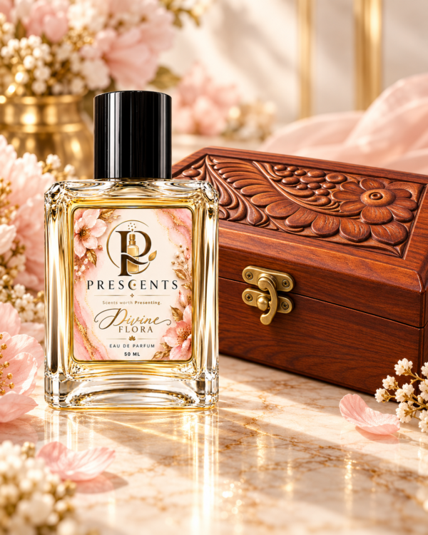 Divine Flora by PRESCENTS – Premium Floral Eau De Parfum for Women 50ml