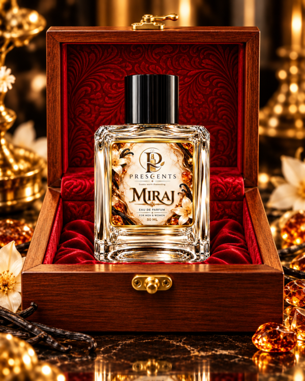 Miraj Luxury Eau De Parfum 50ml | Premium Long Lasting Perfume for Men & Women | Elegant Arabian Inspired Fragrance